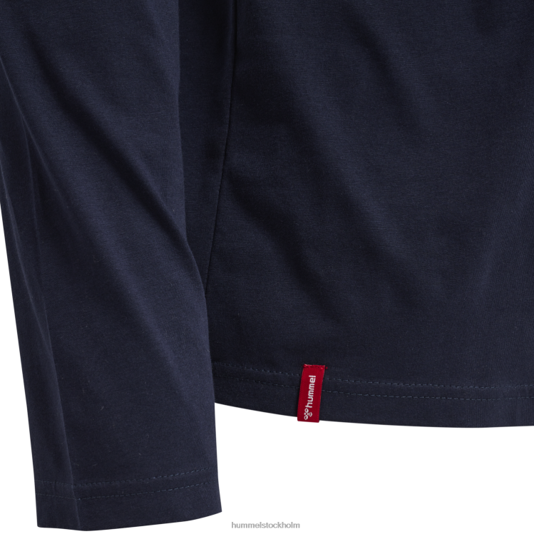 se Hummel män hmlröd basic t-shirt l/s LL40V495 \"långärmad t-shirt\"