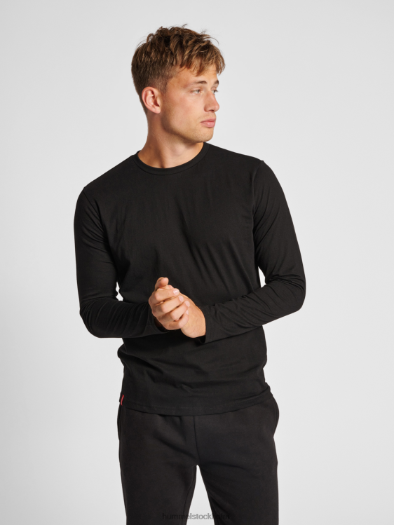 se Hummel män hmlröd basic t-shirt l/s LL40V698 "långärmad t-shirt"