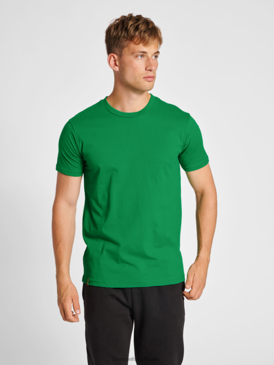 se Hummel män hmlröd basic t-shirt s/s LL40V317 "kortärmad t-shirt"