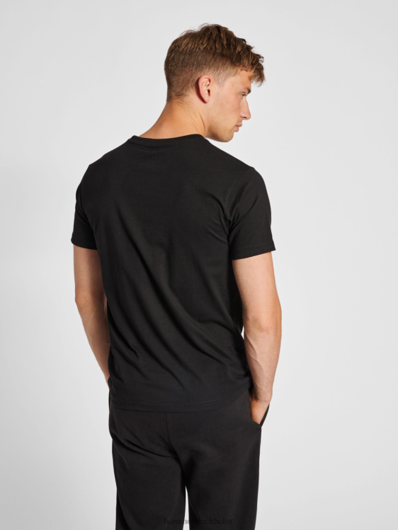 se Hummel män hmlröd basic t-shirt s/s LL40V427 \"kortärmad t-shirt\"