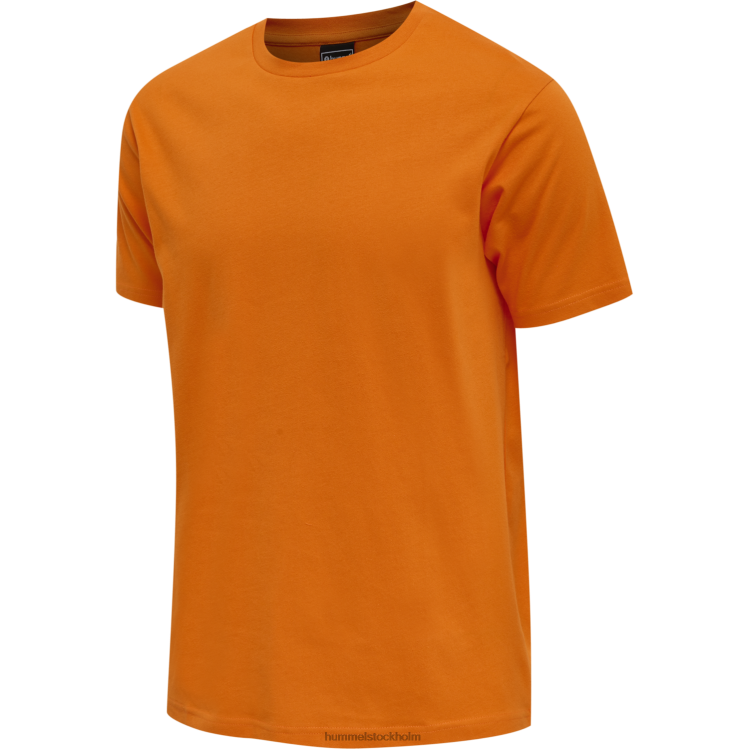 se Hummel män hmlröd basic t-shirt s/s LL40V434 "kortärmad t-shirt"