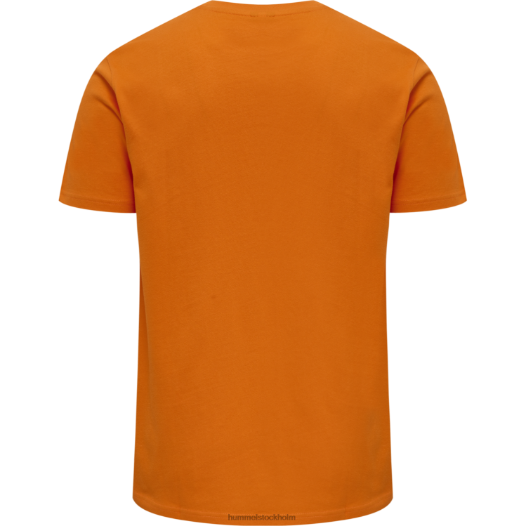 se Hummel män hmlröd basic t-shirt s/s LL40V434 \"kortärmad t-shirt\"