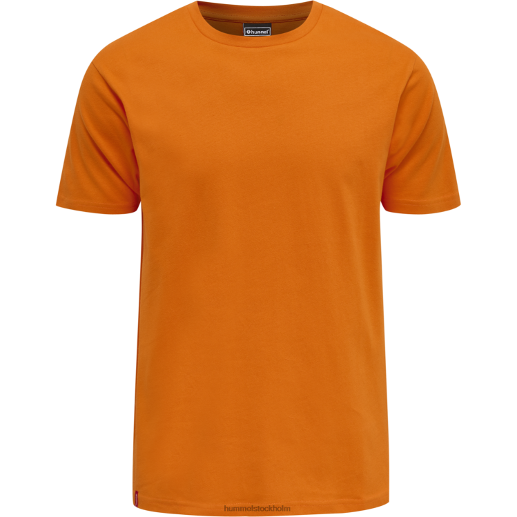 se Hummel män hmlröd basic t-shirt s/s LL40V434 \"kortärmad t-shirt\"