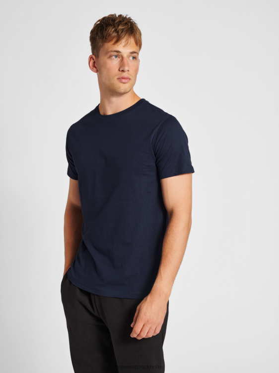 se Hummel män hmlröd basic t-shirt s/s LL40V446 "kortärmad t-shirt"