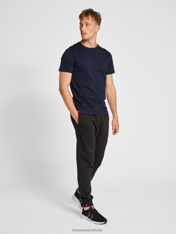 se Hummel män hmlröd basic t-shirt s/s LL40V446 \"kortärmad t-shirt\"