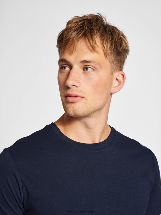 se Hummel män hmlröd basic t-shirt s/s LL40V446 \"kortärmad t-shirt\"