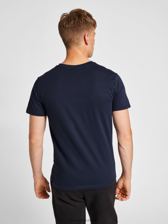 se Hummel män hmlröd basic t-shirt s/s LL40V446 \"kortärmad t-shirt\"