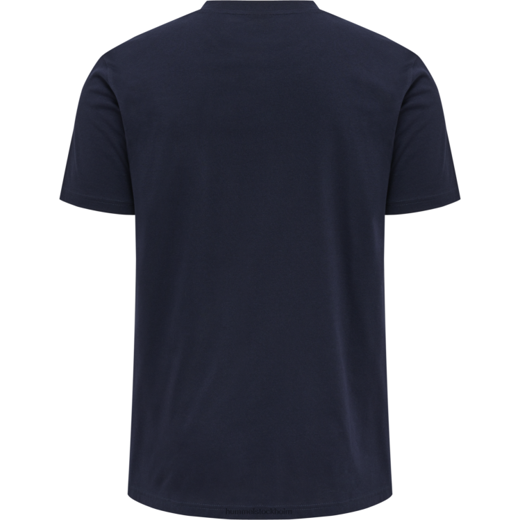se Hummel män hmlröd basic t-shirt s/s LL40V446 \"kortärmad t-shirt\"