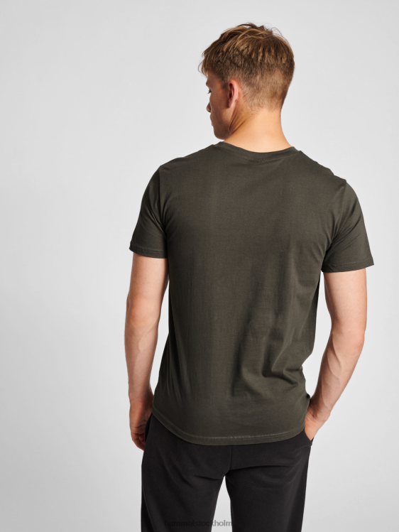 se Hummel män hmlröd basic t-shirt s/s LL40V447 \"kortärmad t-shirt\"