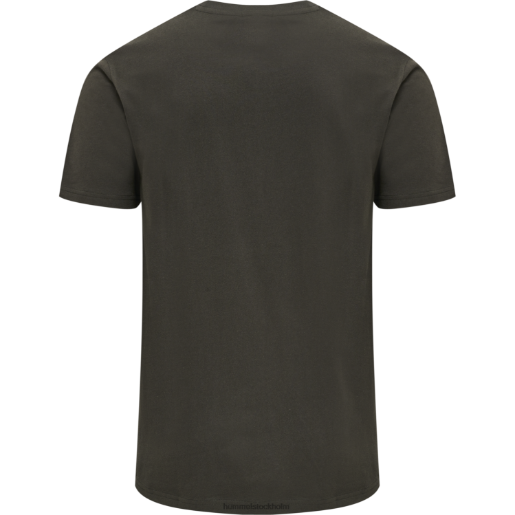 se Hummel män hmlröd basic t-shirt s/s LL40V447 \"kortärmad t-shirt\"