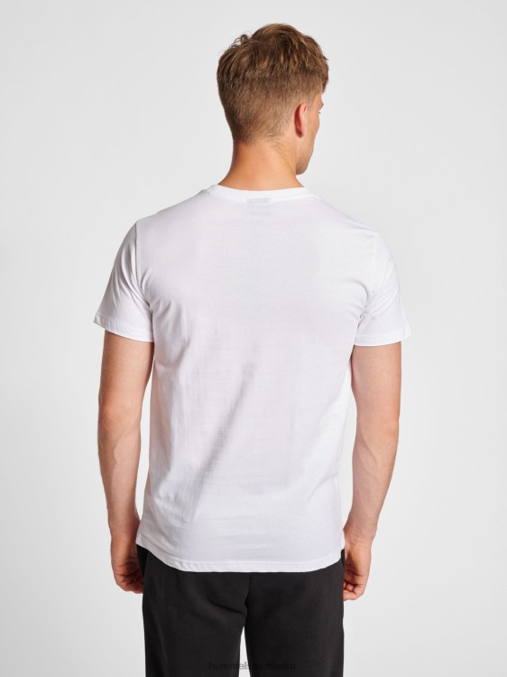 se Hummel män hmlröd basic t-shirt s/s LL40V486 \"kortärmad t-shirt\"