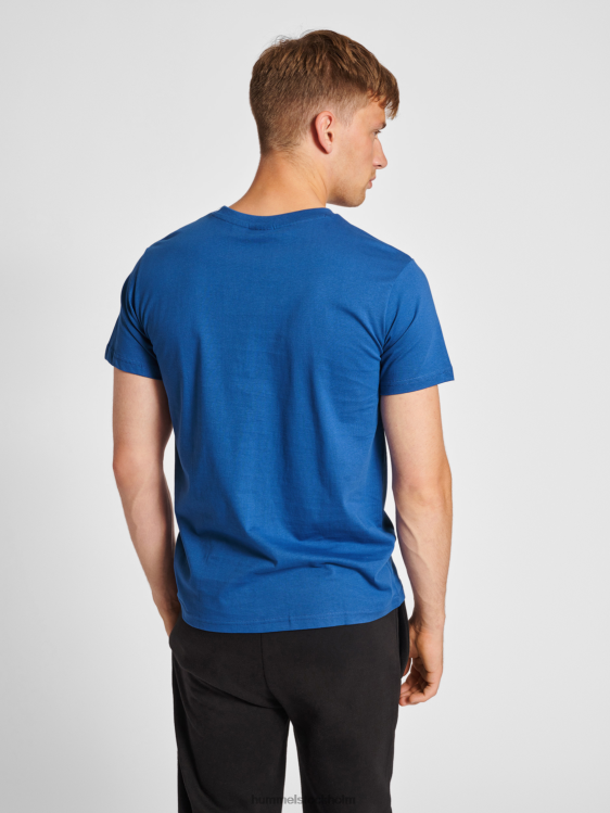 se Hummel män hmlröd basic t-shirt s/s LL40V488 \"kortärmad t-shirt\"