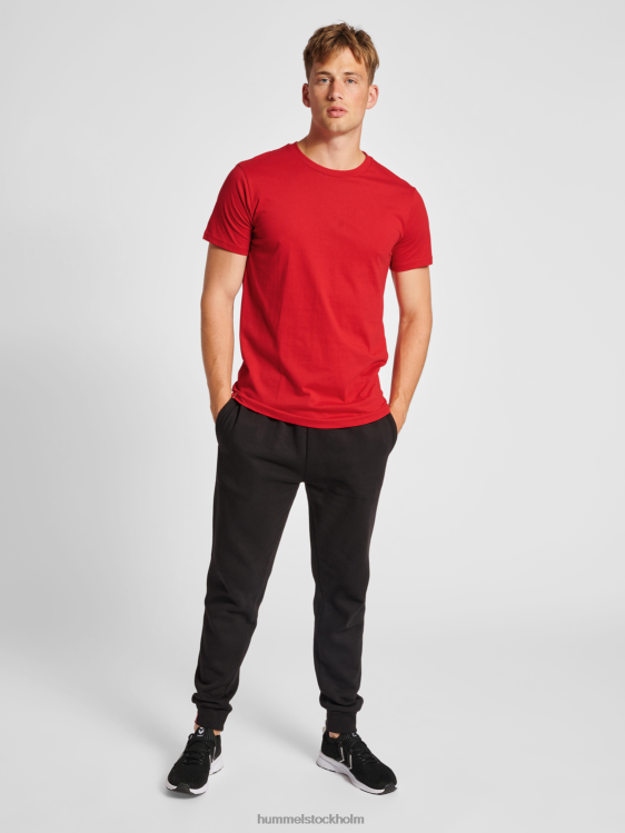 se Hummel män hmlröd basic t-shirt s/s LL40V523 \"kortärmad t-shirt\"