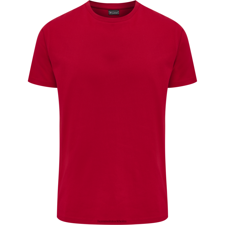 se Hummel män hmlröd basic t-shirt s/s LL40V523 \"kortärmad t-shirt\"