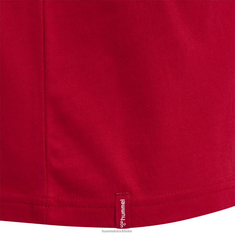 se Hummel män hmlröd basic t-shirt s/s LL40V523 \"kortärmad t-shirt\"