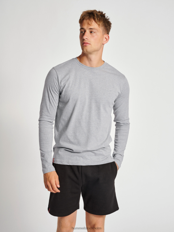 se Hummel män hmlröd tung t-shirt l/s LL40V450 "långärmad t-shirt"