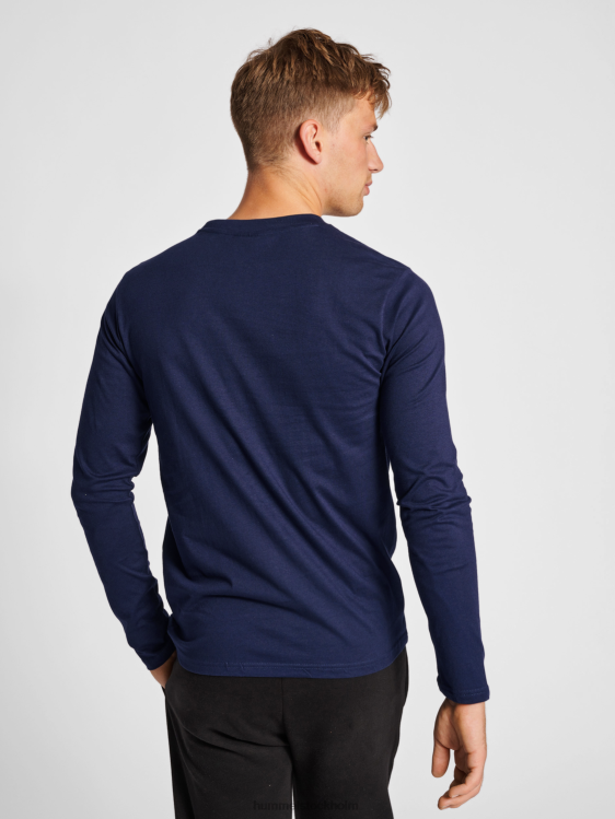 se Hummel män hmlröd tung t-shirt l/s LL40V671 \"långärmad t-shirt\"