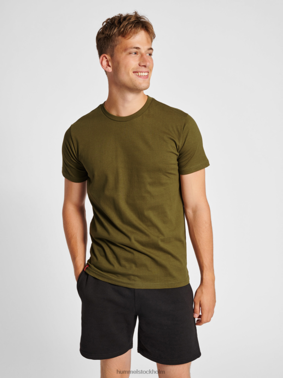 se Hummel män hmlröd tung t-shirt s/s LL40V423 "kortärmad t-shirt"