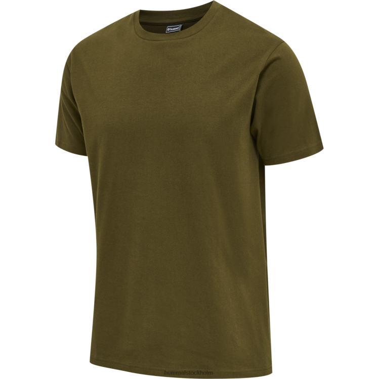 se Hummel män hmlröd tung t-shirt s/s LL40V423 \"kortärmad t-shirt\"