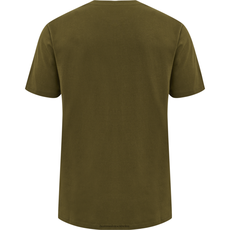 se Hummel män hmlröd tung t-shirt s/s LL40V423 \"kortärmad t-shirt\"