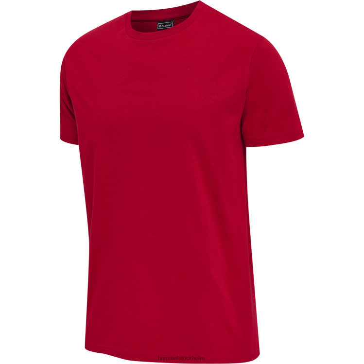 se Hummel män hmlröd tung t-shirt s/s LL40V622 "kortärmad t-shirt"