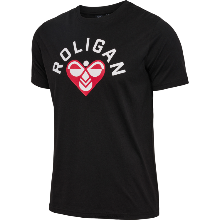 se Hummel män hmlroligan t-shirt i bomull LL40V113 "Kläder"