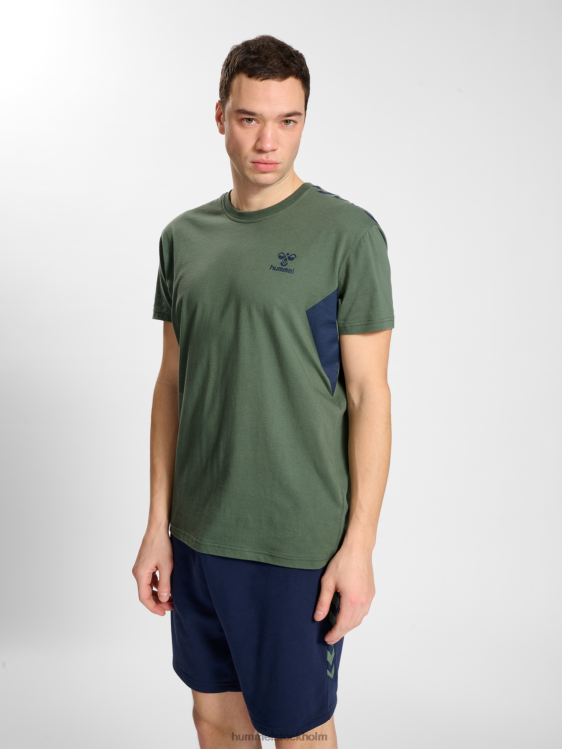 se Hummel män hmlstaltisk bomull t-shirt s/s LL40V45 "sportig t-shirt"