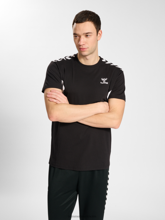 se Hummel män hmlstaltisk bomull t-shirt s/s LL40V51 "sportig t-shirt"