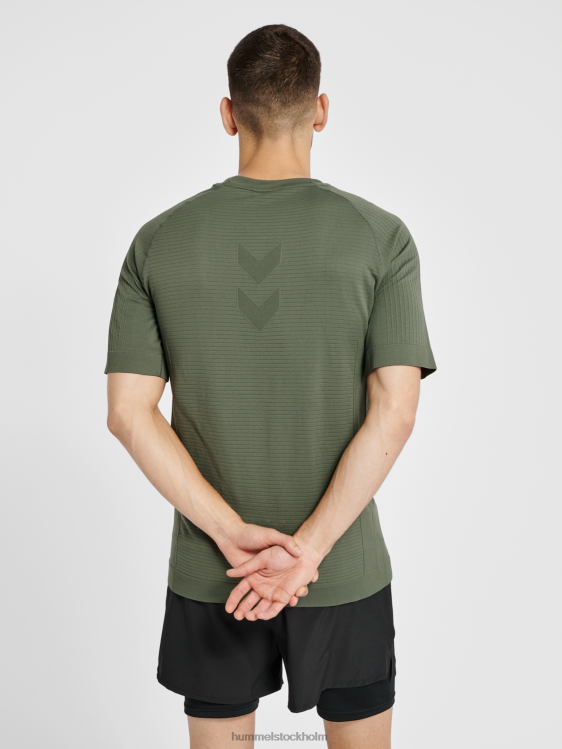 se Hummel män hmlstroke sömlös t-shirt LL40V864 \"kortärmad t-shirt\"