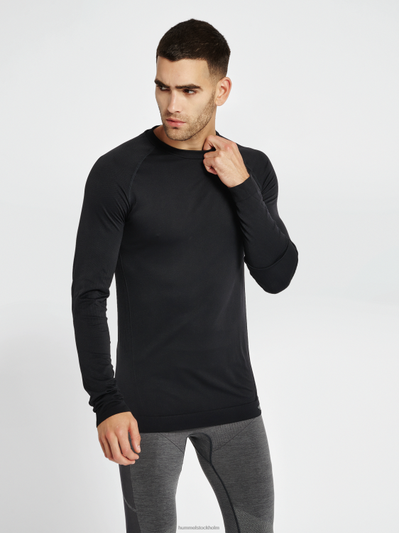 se Hummel män hmlstroke sömlös t-shirt l/s LL40V880 "långärmad t-shirt"