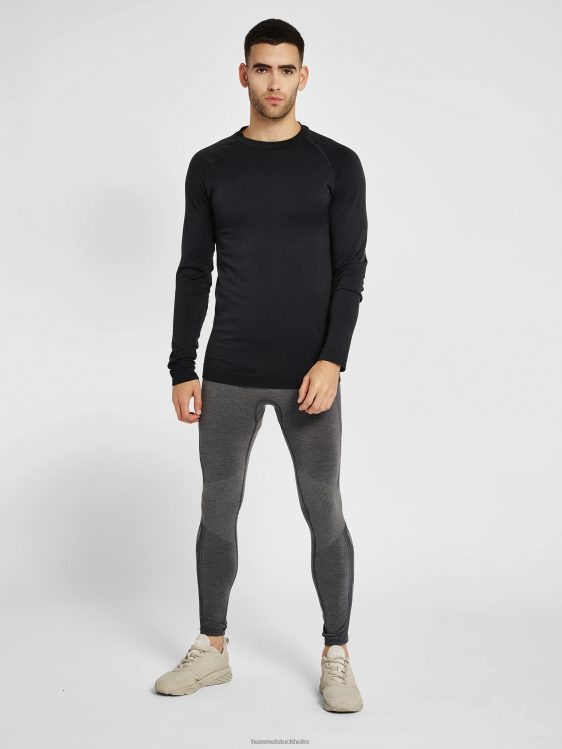 se Hummel män hmlstroke sömlös t-shirt l/s LL40V880 \"långärmad t-shirt\"