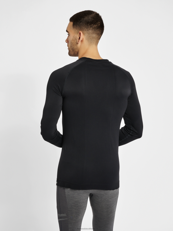 se Hummel män hmlstroke sömlös t-shirt l/s LL40V880 \"långärmad t-shirt\"