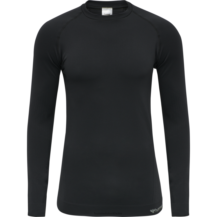 se Hummel män hmlstroke sömlös t-shirt l/s LL40V880 \"långärmad t-shirt\"