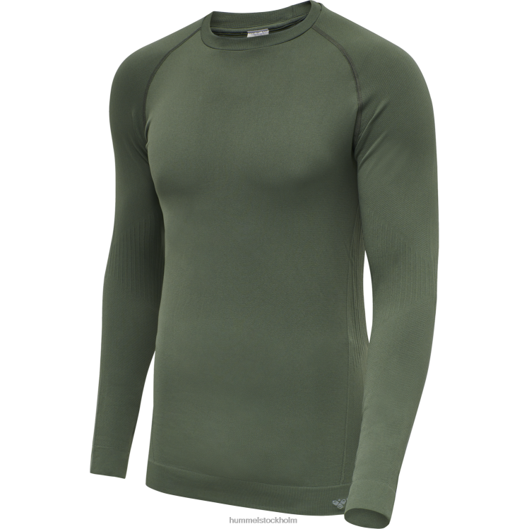 se Hummel män hmlstroke sömlös t-shirt l/s LL40V915 \"långärmad t-shirt\"