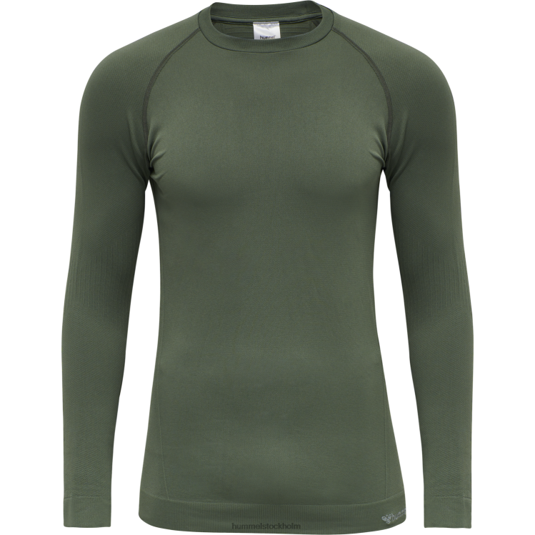 se Hummel män hmlstroke sömlös t-shirt l/s LL40V915 \"långärmad t-shirt\"