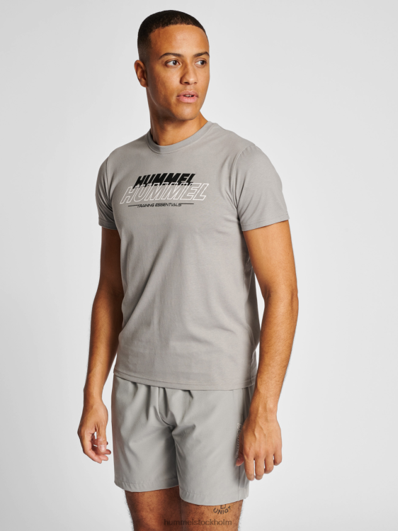 se Hummel män hmlte jeff t-shirt i bomull LL40V50 "crew t-shirt"