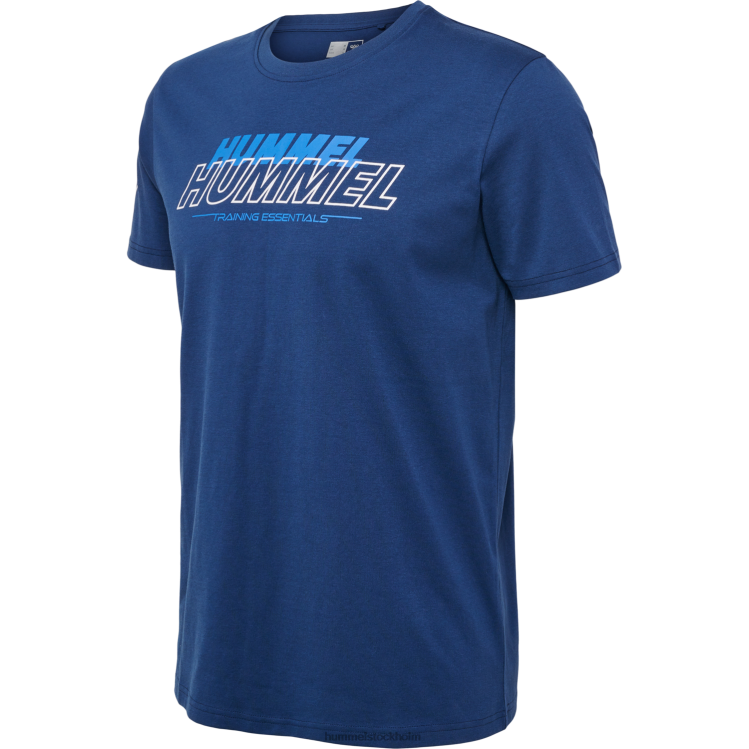 se Hummel män hmlte jeff t-shirt i bomull LL40V96 \"crew t-shirt\"