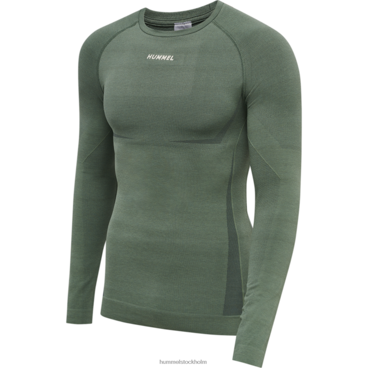 se Hummel män hmlte mike sömlös t-shirt l/s LL40V1055 "Kläder"