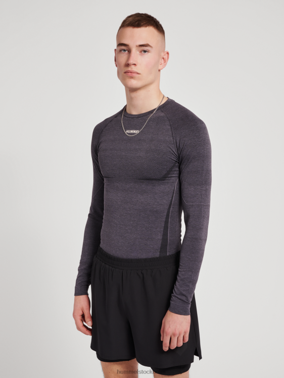 se Hummel män hmlte mike sömlös t-shirt l/s LL40V665 "Kläder"