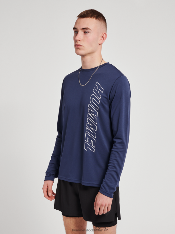 se Hummel män hmlte topas t-shirt l/s LL40V654 "långärmad t-shirt i mesh"