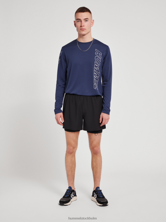 se Hummel män hmlte topas t-shirt l/s LL40V654 \"långärmad t-shirt i mesh\"