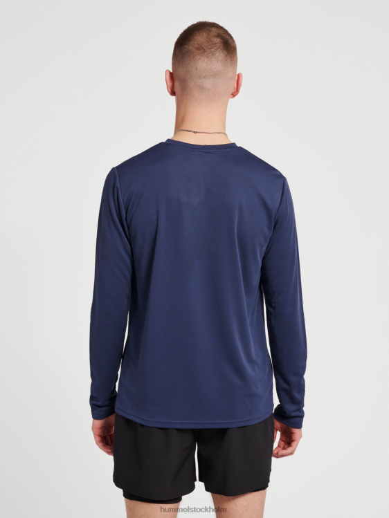 se Hummel män hmlte topas t-shirt l/s LL40V654 \"långärmad t-shirt i mesh\"