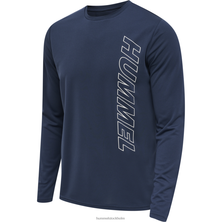 se Hummel män hmlte topas t-shirt l/s LL40V654 \"långärmad t-shirt i mesh\"