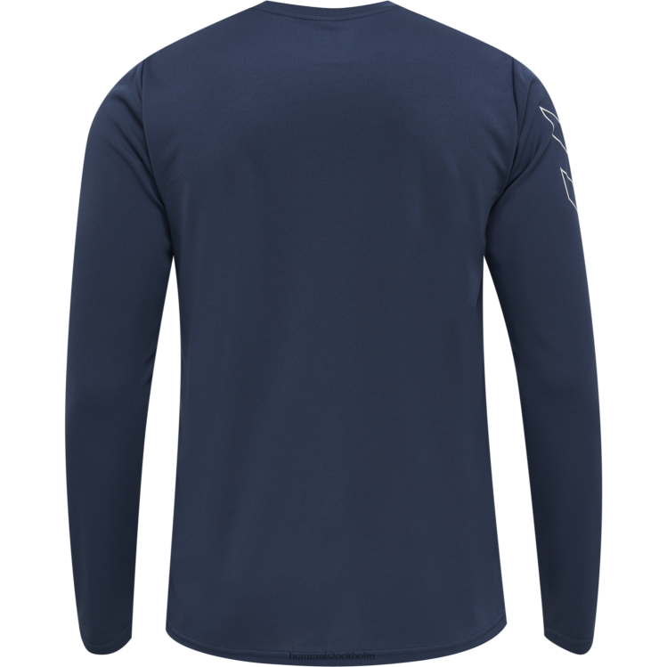 se Hummel män hmlte topas t-shirt l/s LL40V654 \"långärmad t-shirt i mesh\"