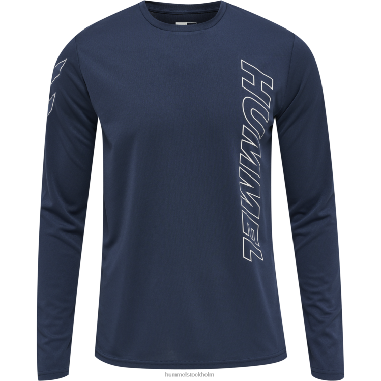 se Hummel män hmlte topas t-shirt l/s LL40V654 \"långärmad t-shirt i mesh\"