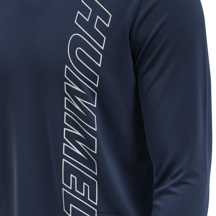 se Hummel män hmlte topas t-shirt l/s LL40V654 \"långärmad t-shirt i mesh\"