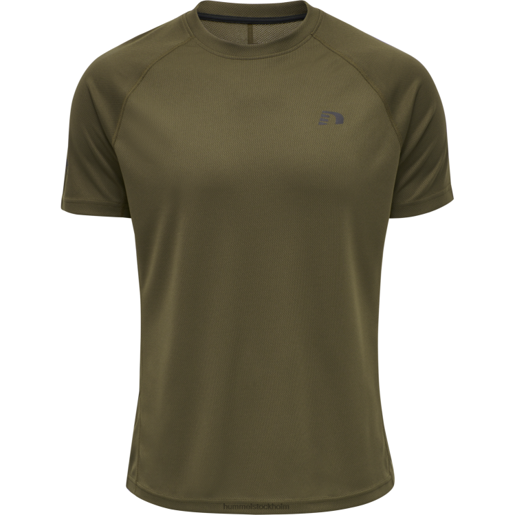 se Hummel män löpar t-shirt s/s LL40V1455 \"kortärmad t-shirt\"