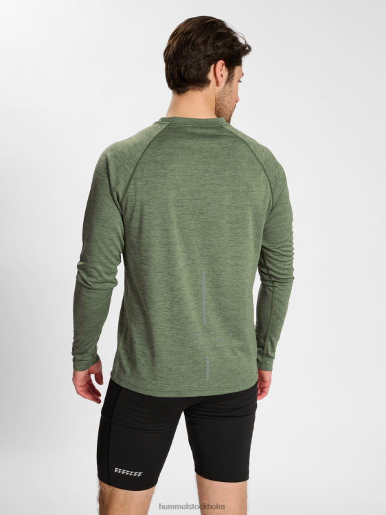se Hummel män nwlorlando t-shirt l/s LL40V103 \"långärmad t-shirt\"