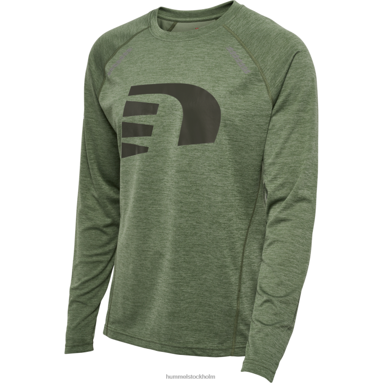 se Hummel män nwlorlando t-shirt l/s LL40V103 \"långärmad t-shirt\"