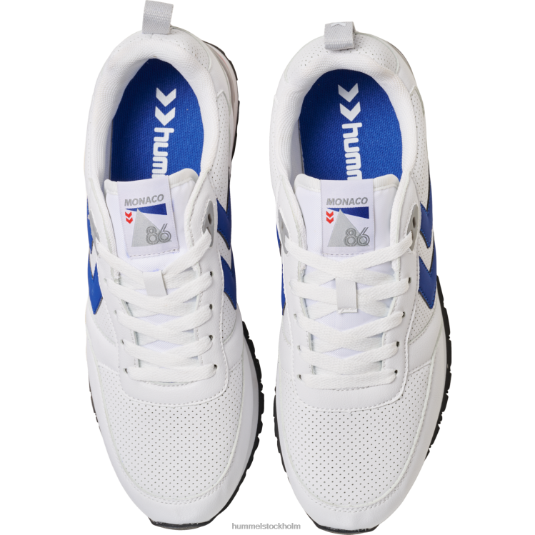 se Hummel män monaco 86 perforerad LL40V1707 \"sneakers\"
